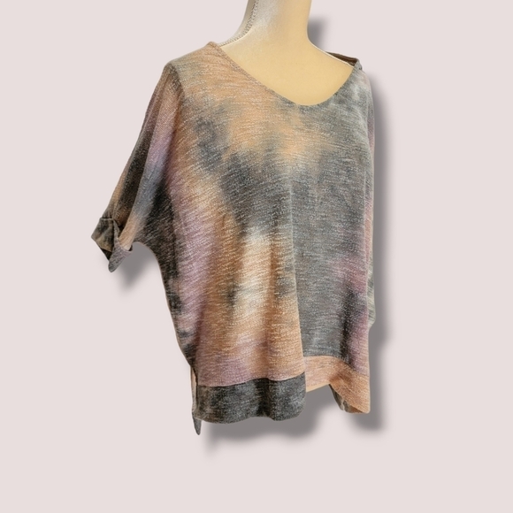 Oddi Sweater Small/Medium Hi-Low Hem Cuffed Sleeve Knit Top T20 - Picture 1 of 5